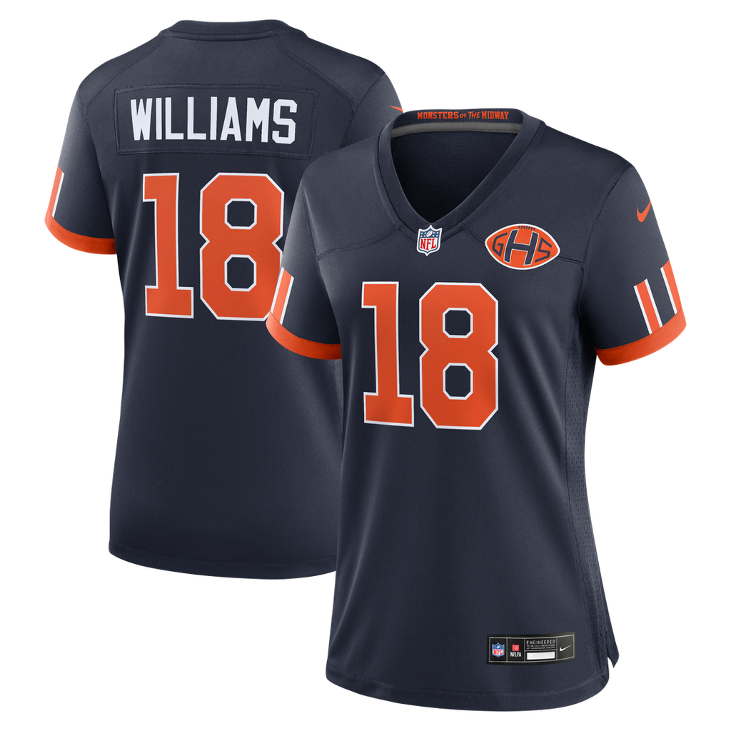Caleb Williams Chicago Bears Women's 2026 Rivalries Collection Game Jersey - Navy
