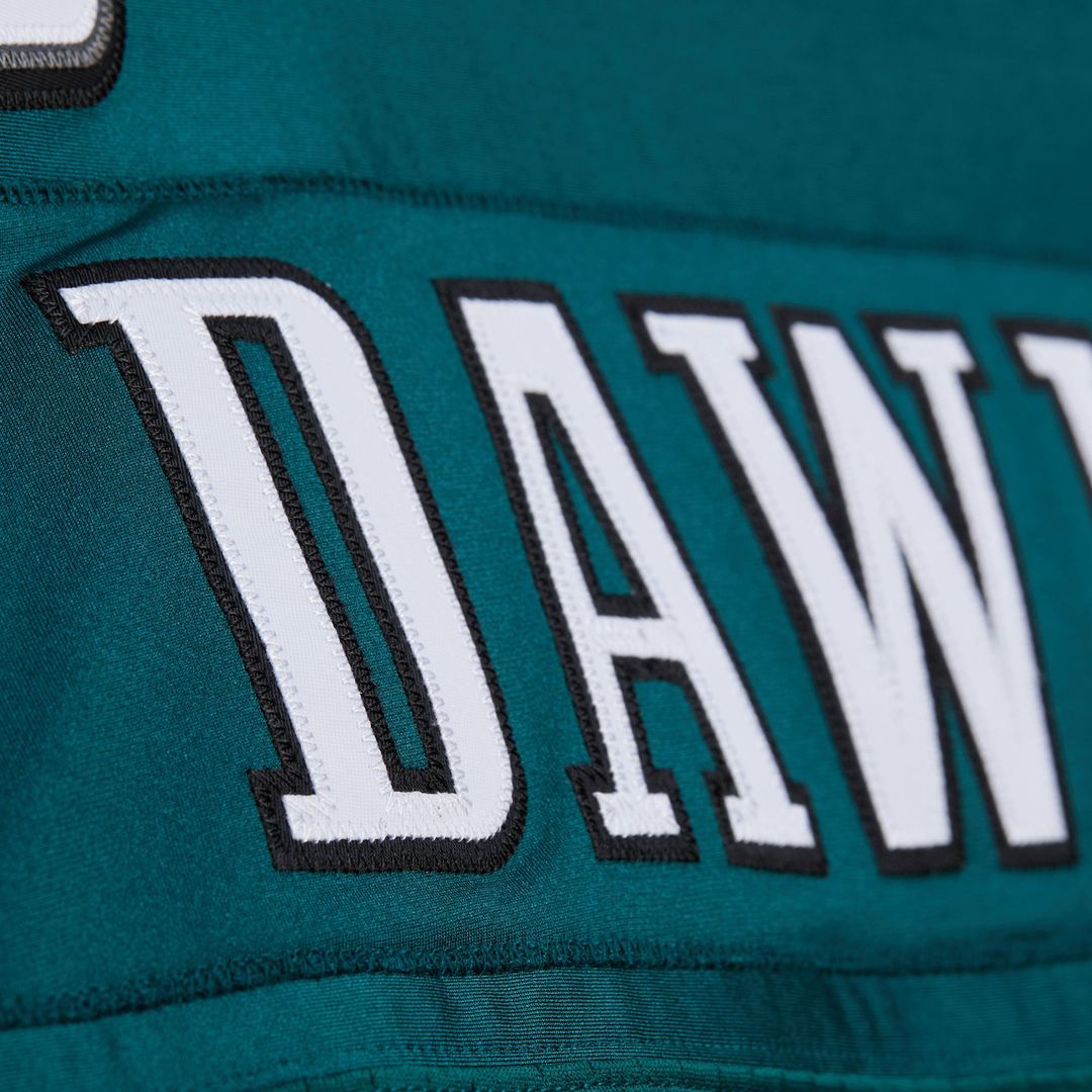 Brian Dawkins Philadelphia Eagles 2007 Authentic Throwback Retired Player Jersey - Green