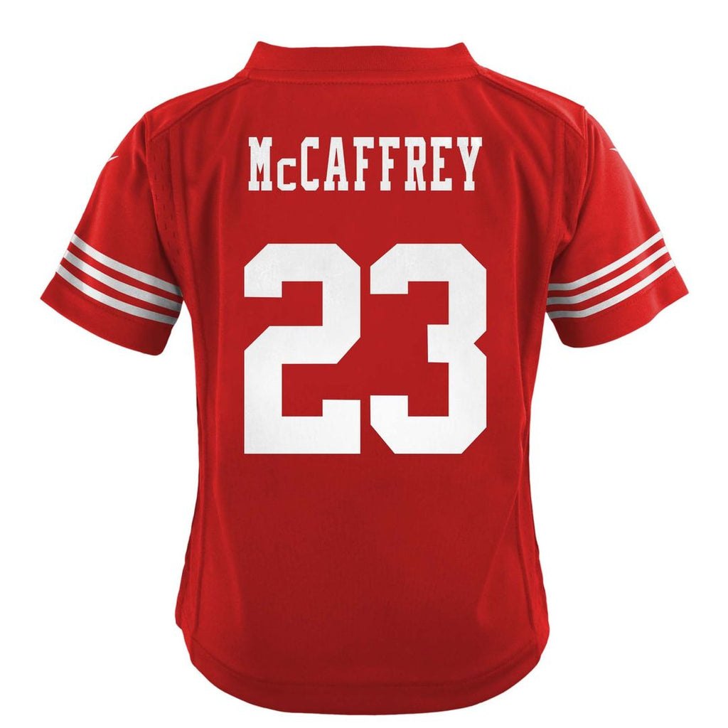 Christian McCaffrey San Francisco 49ers Preschool Player Game Jersey - Scarlet