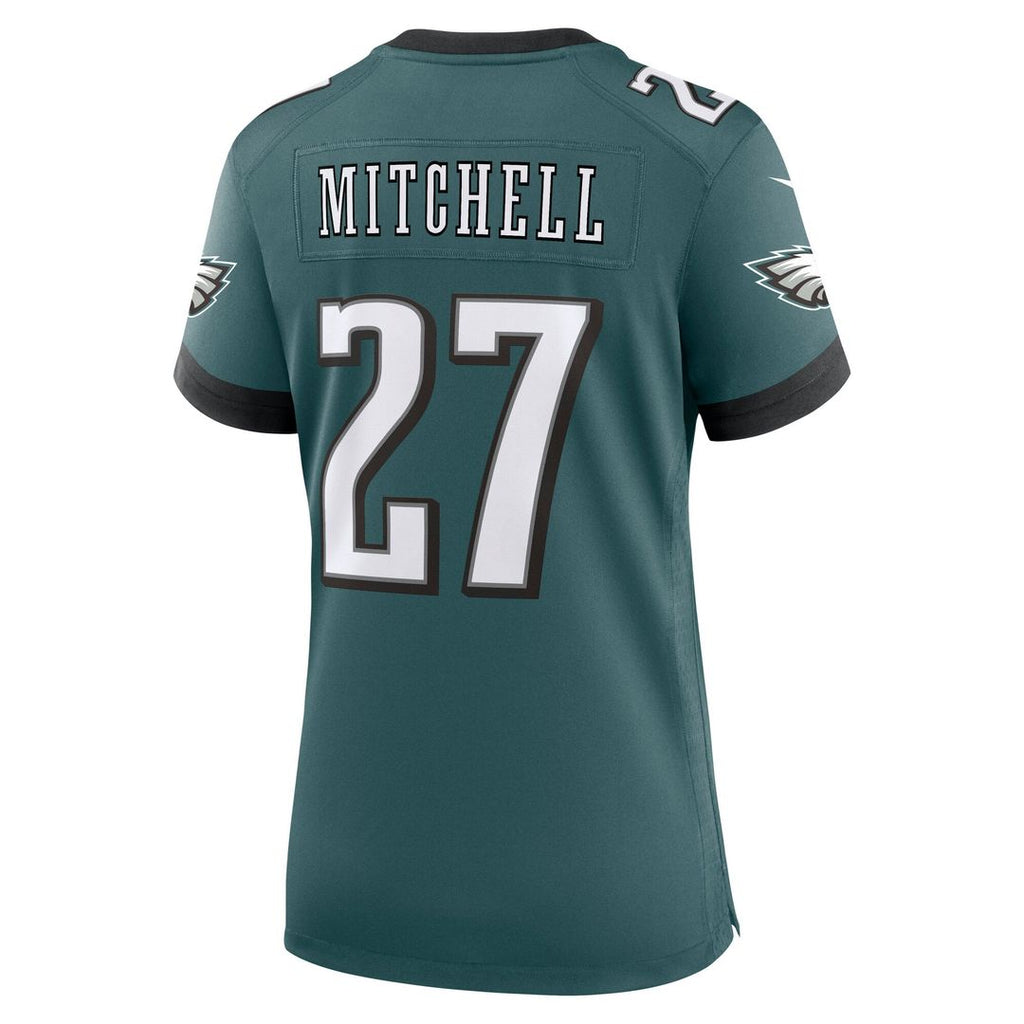 Quinyon Mitchell Philadelphia Eagles Women's Team Game Jersey - Midnight Green