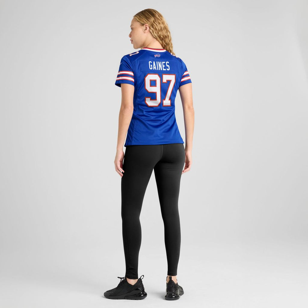 Greg Gaines Buffalo Bills Women's Team Game Jersey - Royal