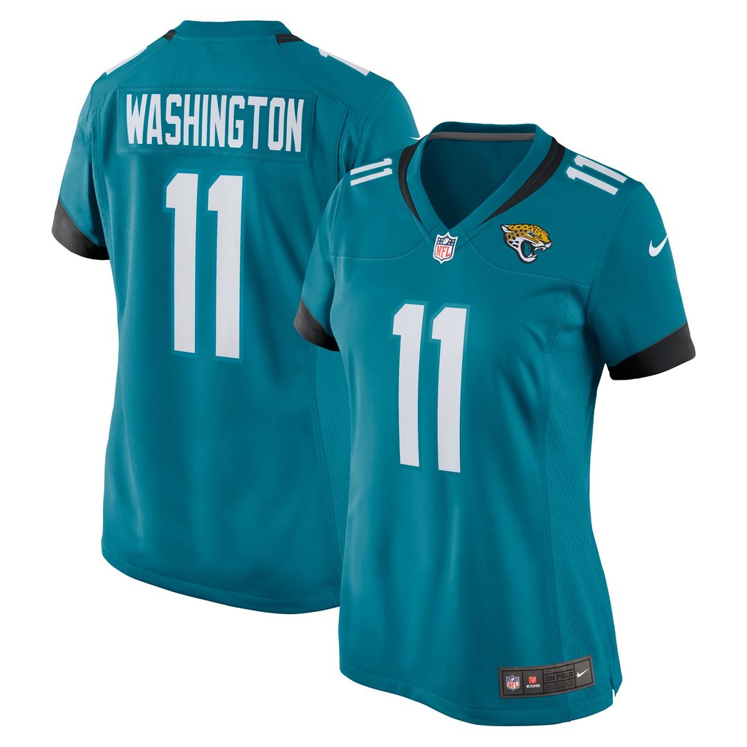 Parker Washington Jacksonville Jaguars Women's Team Game Jersey - Teal