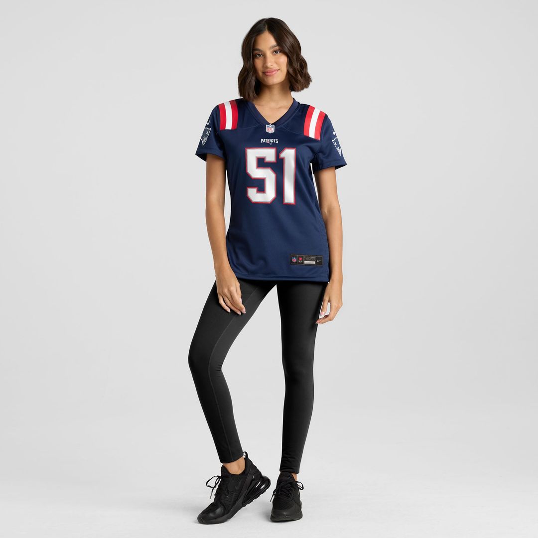 James Hudson New England Patriots Women's Team Game Jersey - Navy
