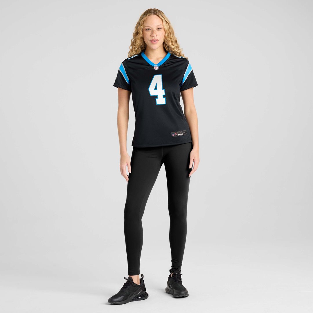 Tetairoa McMillan Carolina Panthers Women's Team Game Jersey - Black