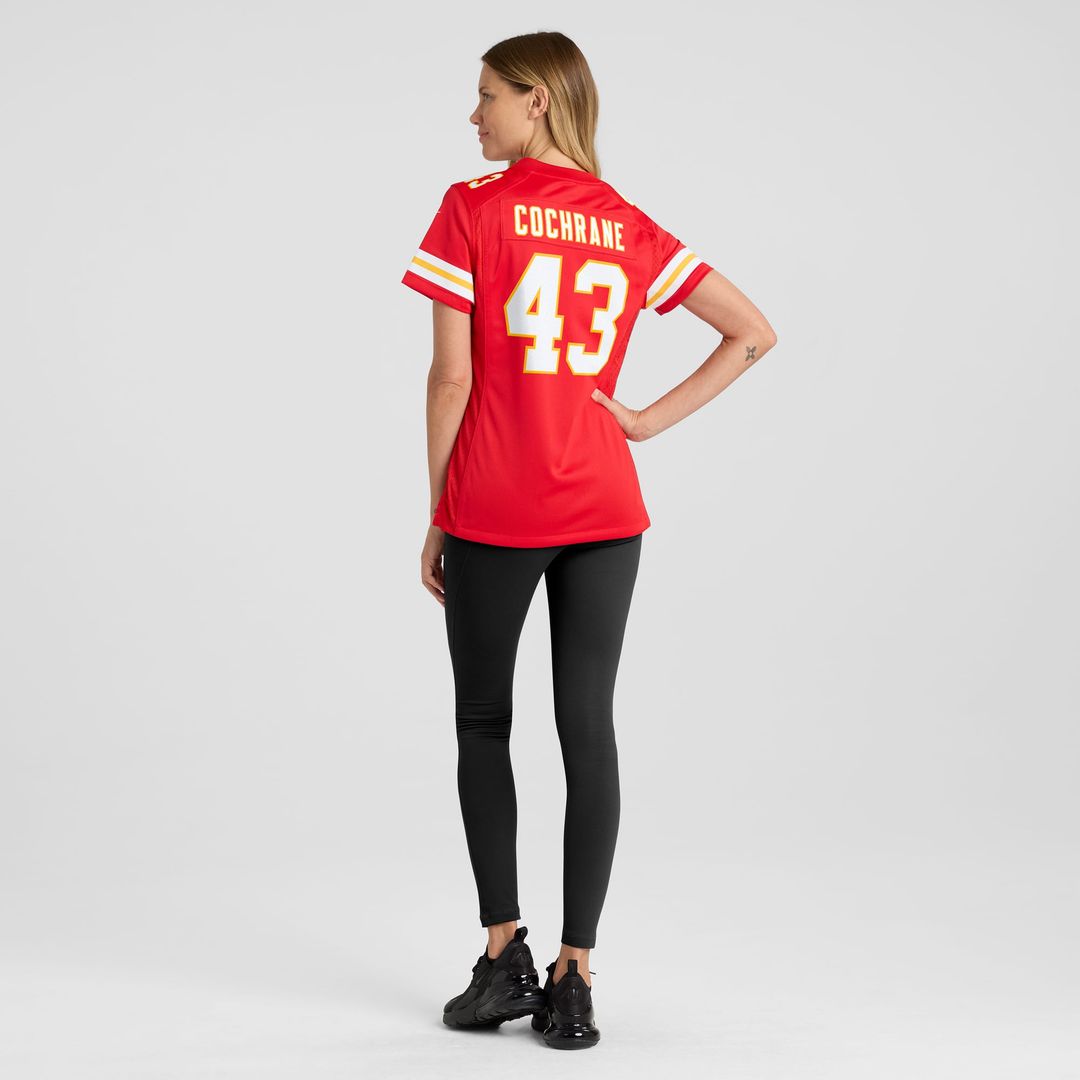 Jack Cochrane Kansas City Chiefs Women's Game Player Jersey - Red