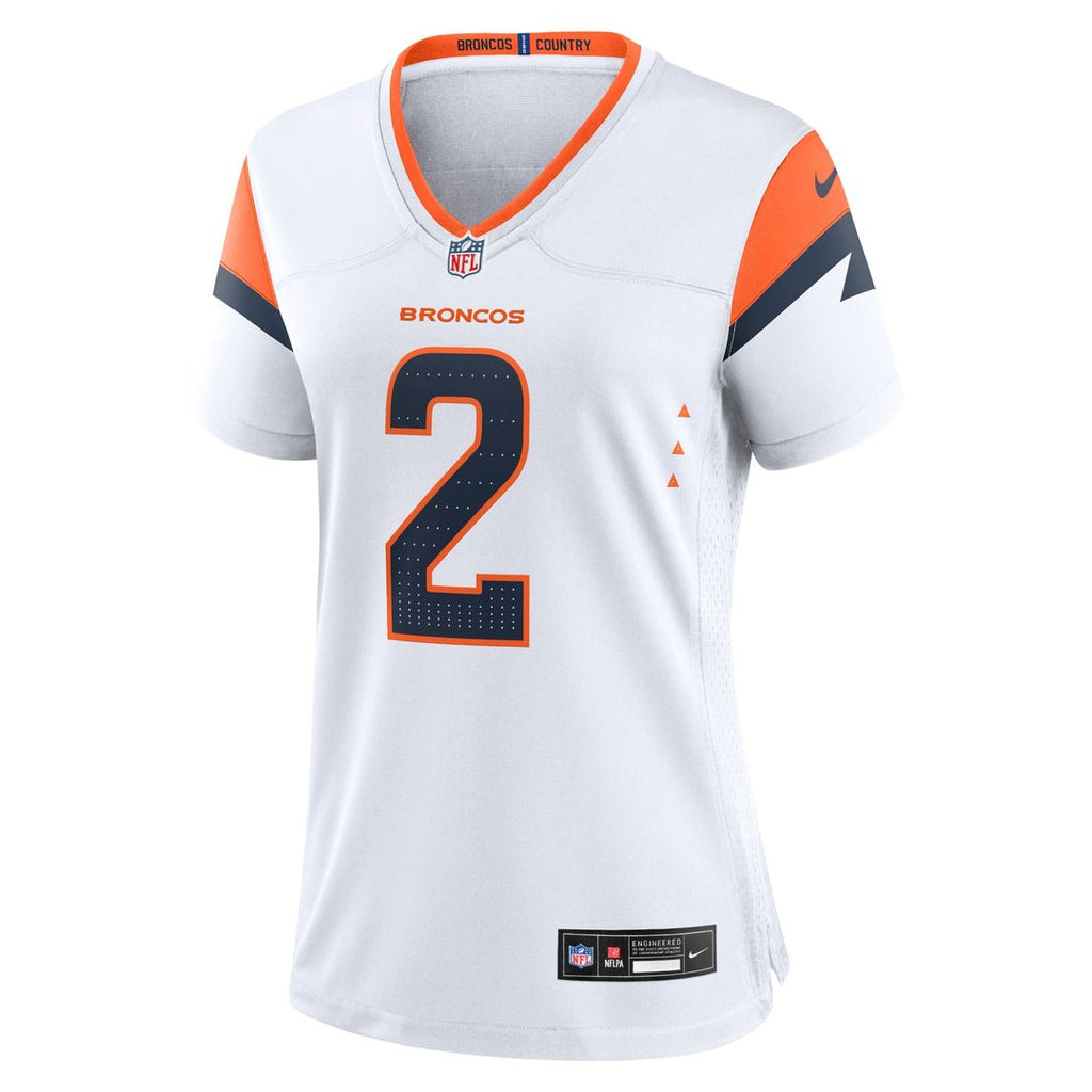 Patrick Surtain II Denver Broncos Women's Team Game Jersey - Orange
