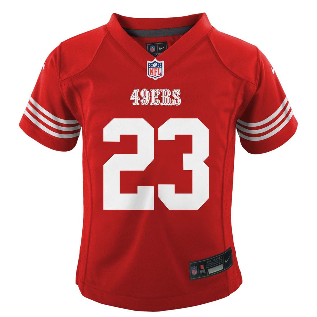 Christian McCaffrey San Francisco 49ers Preschool Player Game Jersey - Scarlet