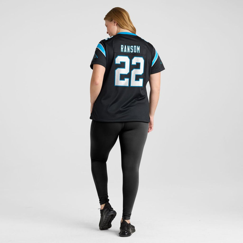 Lathan Ransom Carolina Panthers Women's Team Game Jersey - Black