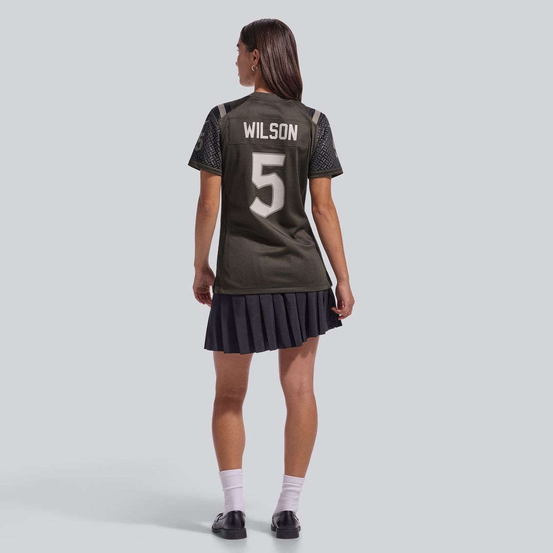 Garrett Wilson New York Jets Women's Rivalries Collection Game Jersey - Green