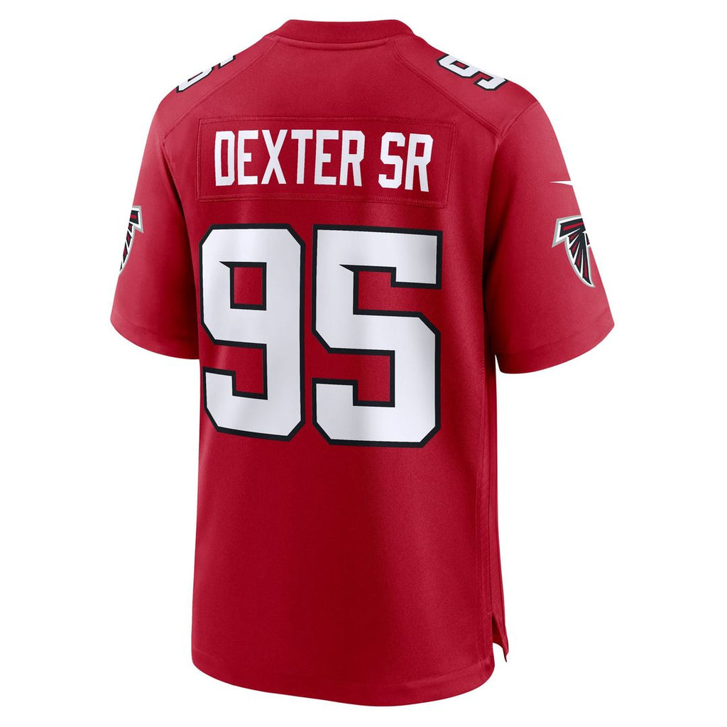 Gervon Dexter Sr. Atlanta Falcons Team Game Jersey - Red