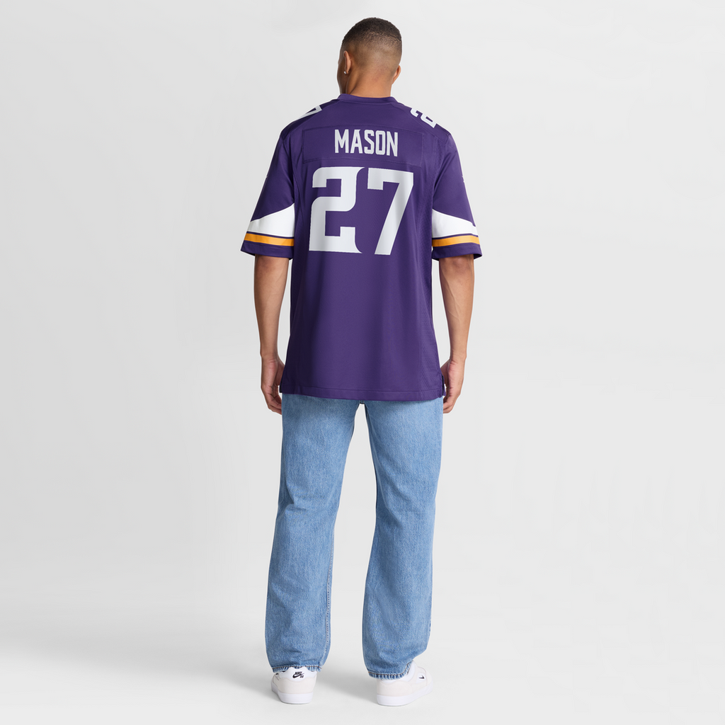 Jordan Mason Minnesota Vikings Team Game Jersey - Purple