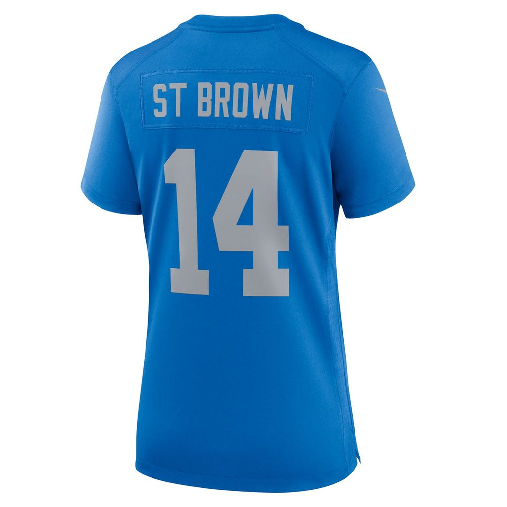 Amon - Ra St. Brown Detroit Lions Women's Alternate Game Jersey - Blue
