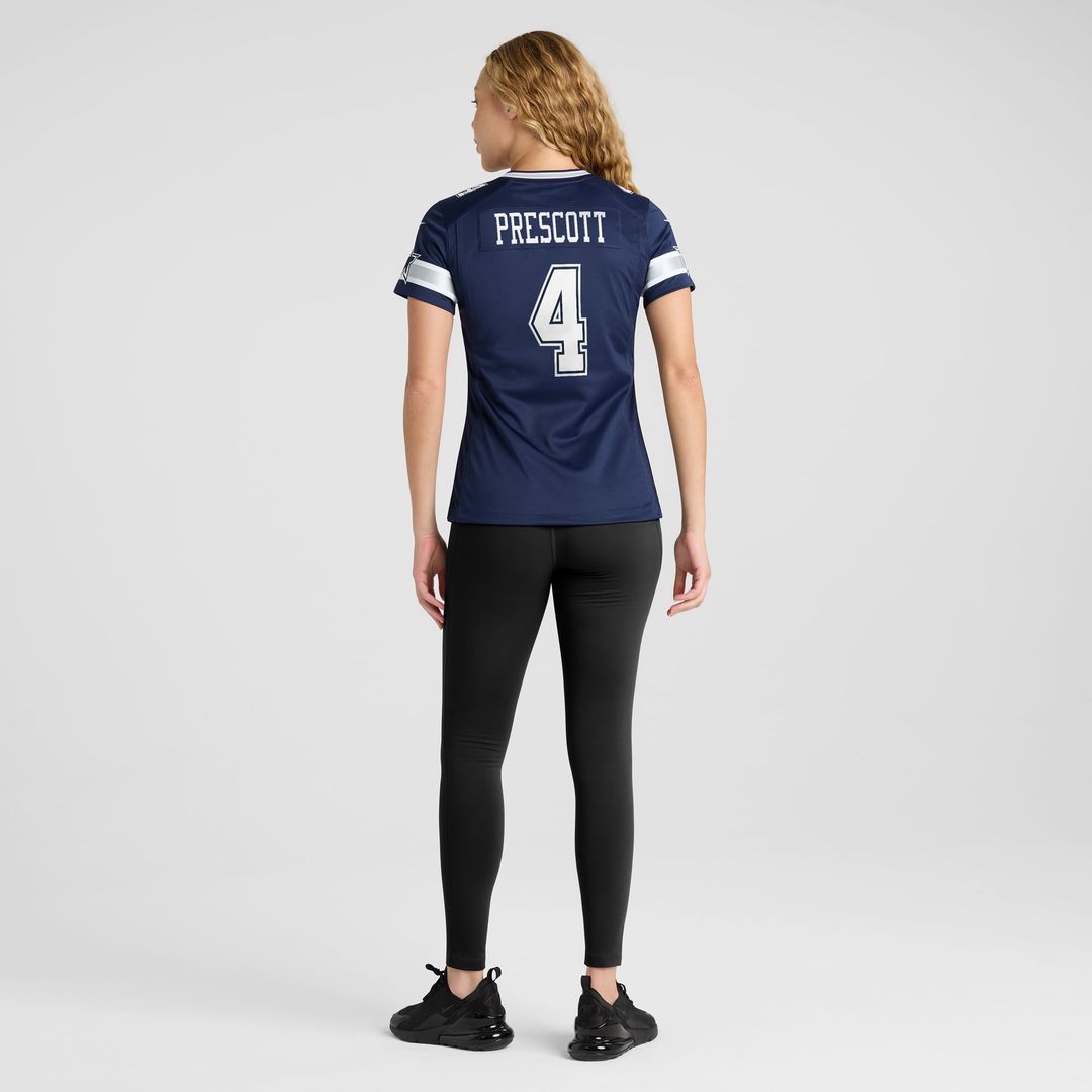Dak Prescott Dallas Cowboys Women's Game Team Jersey - Navy