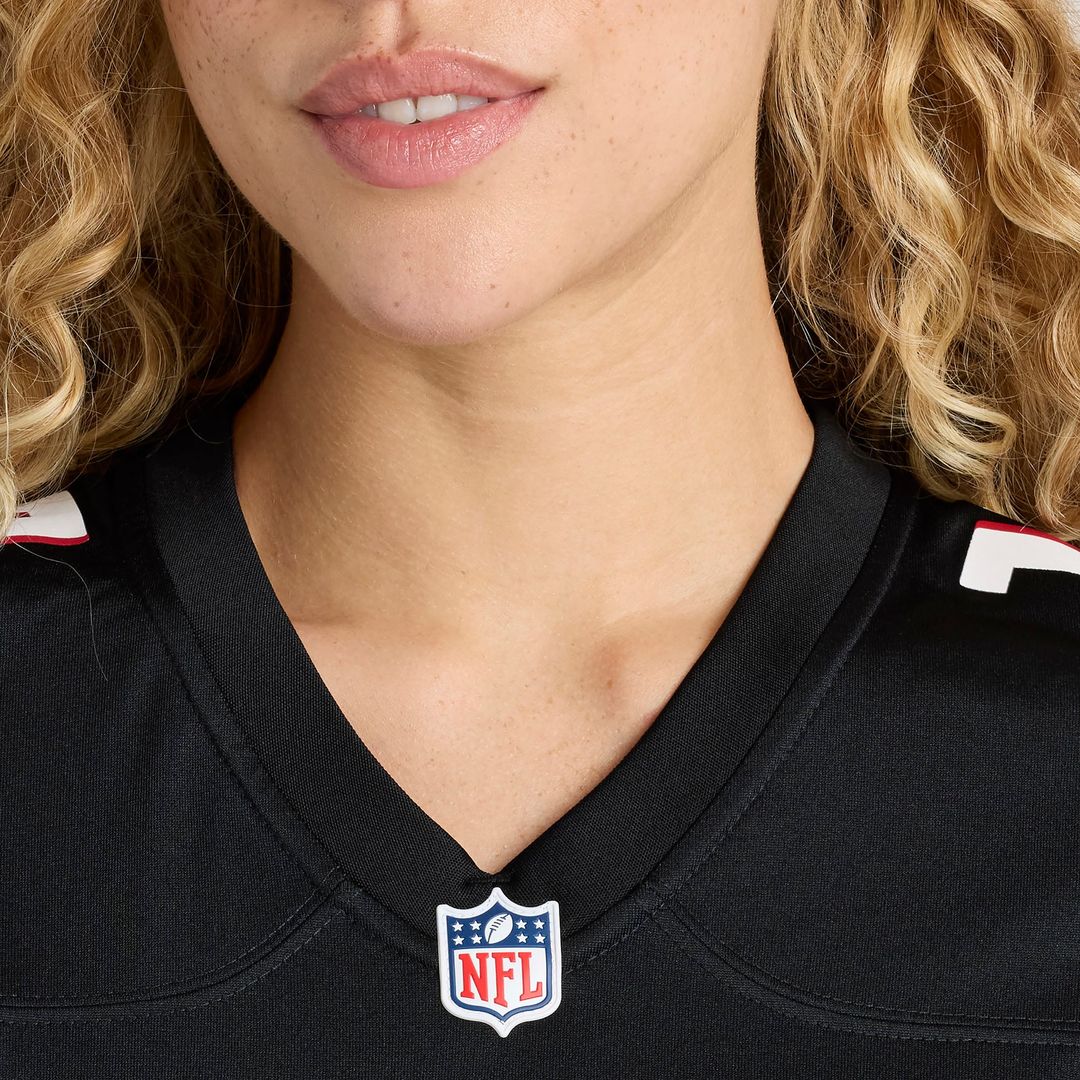 Jamal Anderson Atlanta Falcons Women's Game Retired Player Jersey - Black