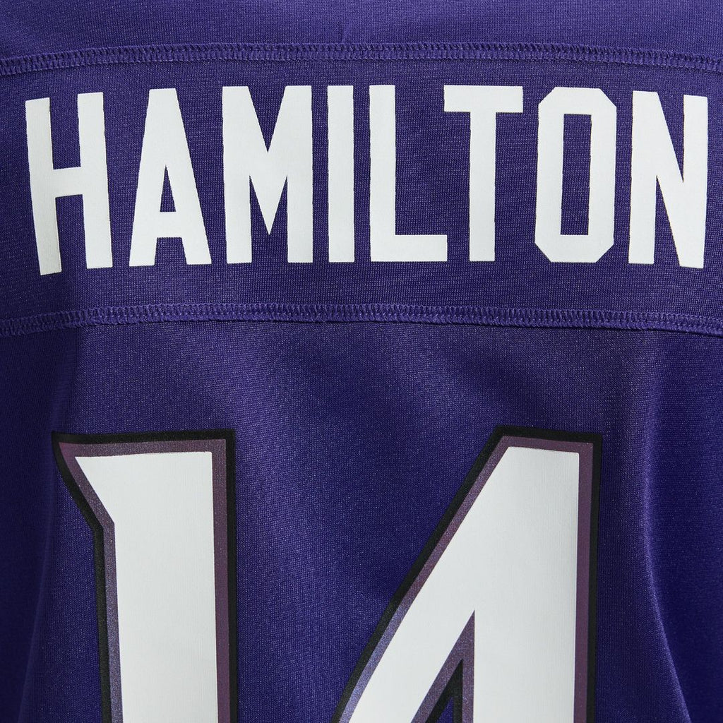 Kyle Hamilton Baltimore Ravens Women's Team Game Jersey - Purple