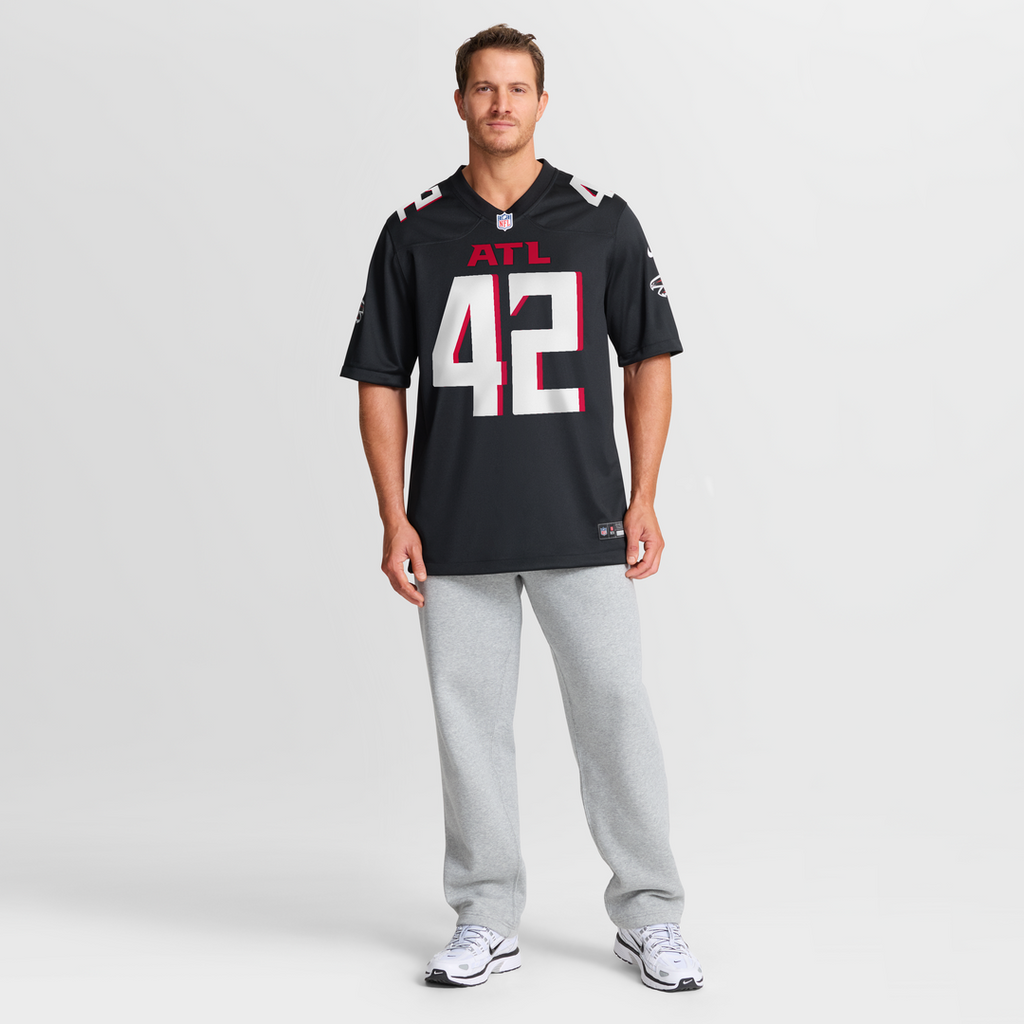 Josh Woods Atlanta Falcons Team Game Jersey - Black