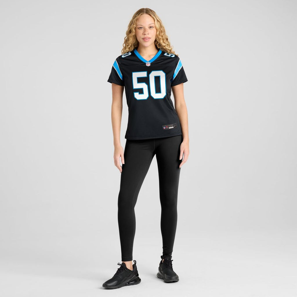 Robert Hunt Carolina Panthers Women's Game Jersey - Black