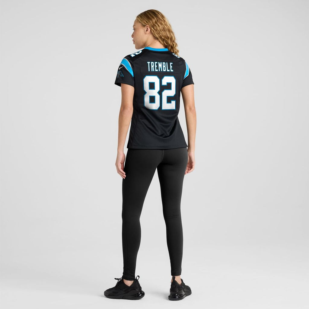 Tommy Tremble Carolina Panthers Women's Team Game Jersey - Black
