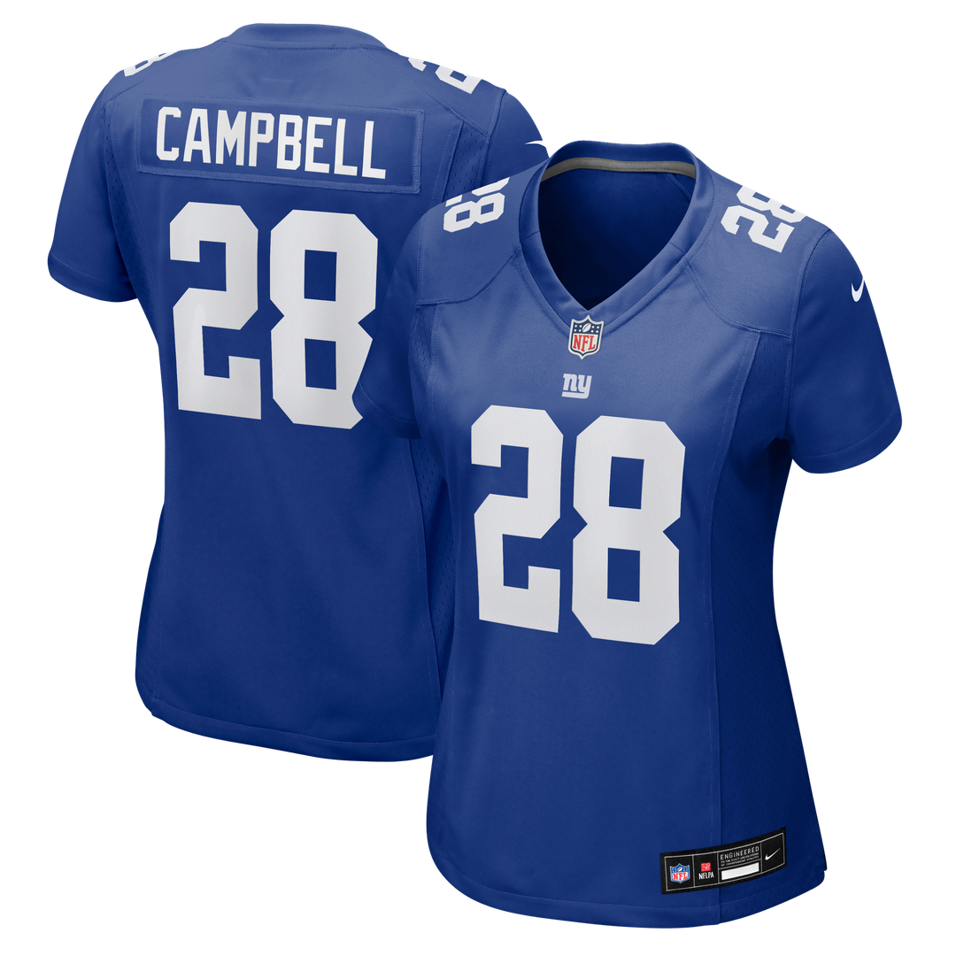 Elijah Campbell New York Giants Women's Team Game Jersey - Royal