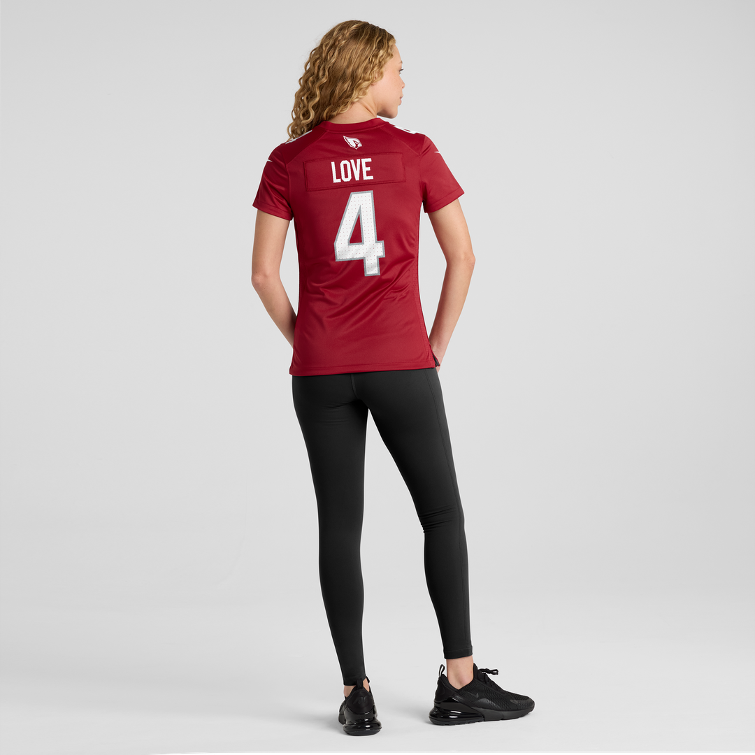 Jeremiyah Love Arizona Cardinals Women's Game Jersey - White