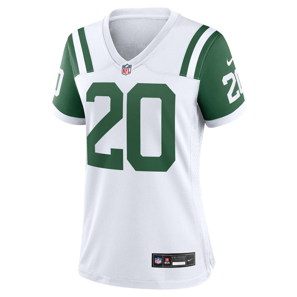 Breece Hall New York Jets Women's Classic Alternate Game Jersey - White