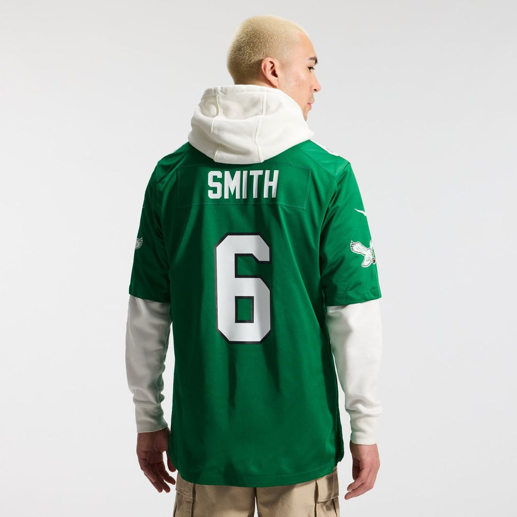 DeVonta Smith Philadelphia Eagles Alternate Game Player Jersey - Kelly Green