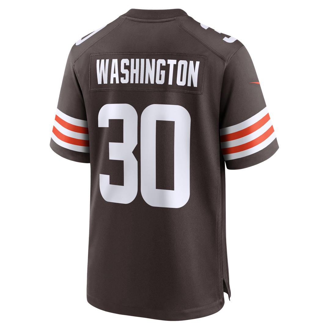 Zion Washington Cleveland Browns Team Game Jersey - Brown