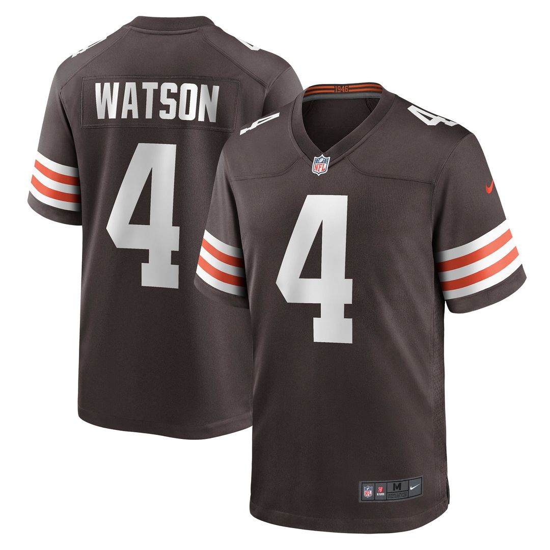 Deshaun Watson Cleveland Browns Game Jersey - White