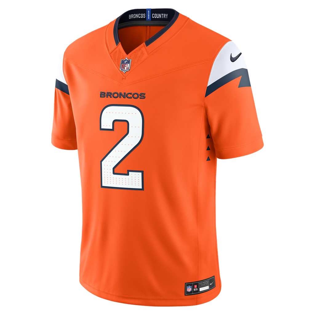 Patrick Surtain II Denver Broncos Alternate Vapor F.U.S.E. Stitched Limited Jersey - Navy