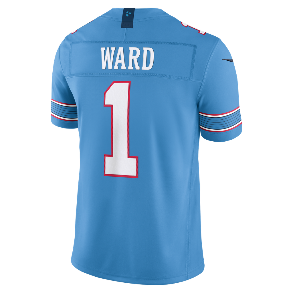 Cameron Ward Tennessee Titans Team Vapor F.U.S.E. Stitched Limited Jersey - Light Blue