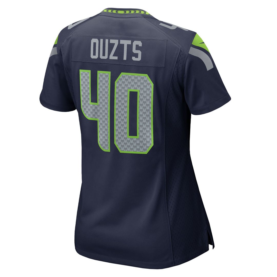 Robbie Ouzts Seattle Seahawks Women's Team Game Jersey - College Navy