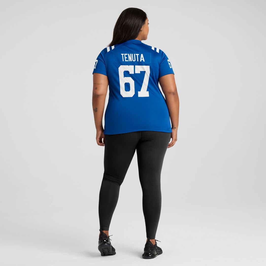 Luke Tenuta Indianapolis Colts Women's Team Game Jersey - Royal