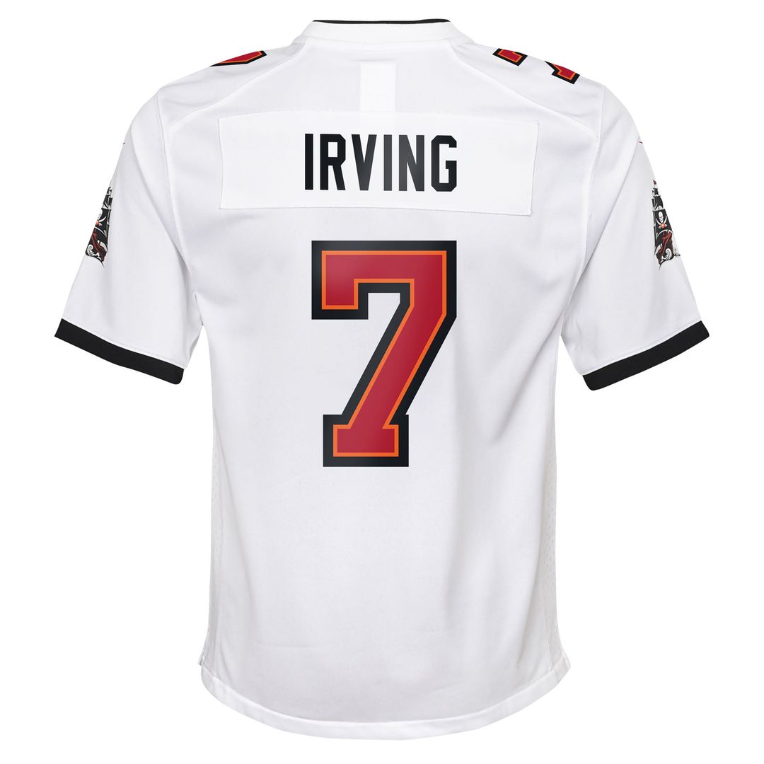 Bucky Irving Tampa Bay Buccaneers Youth White Game Jersey - White