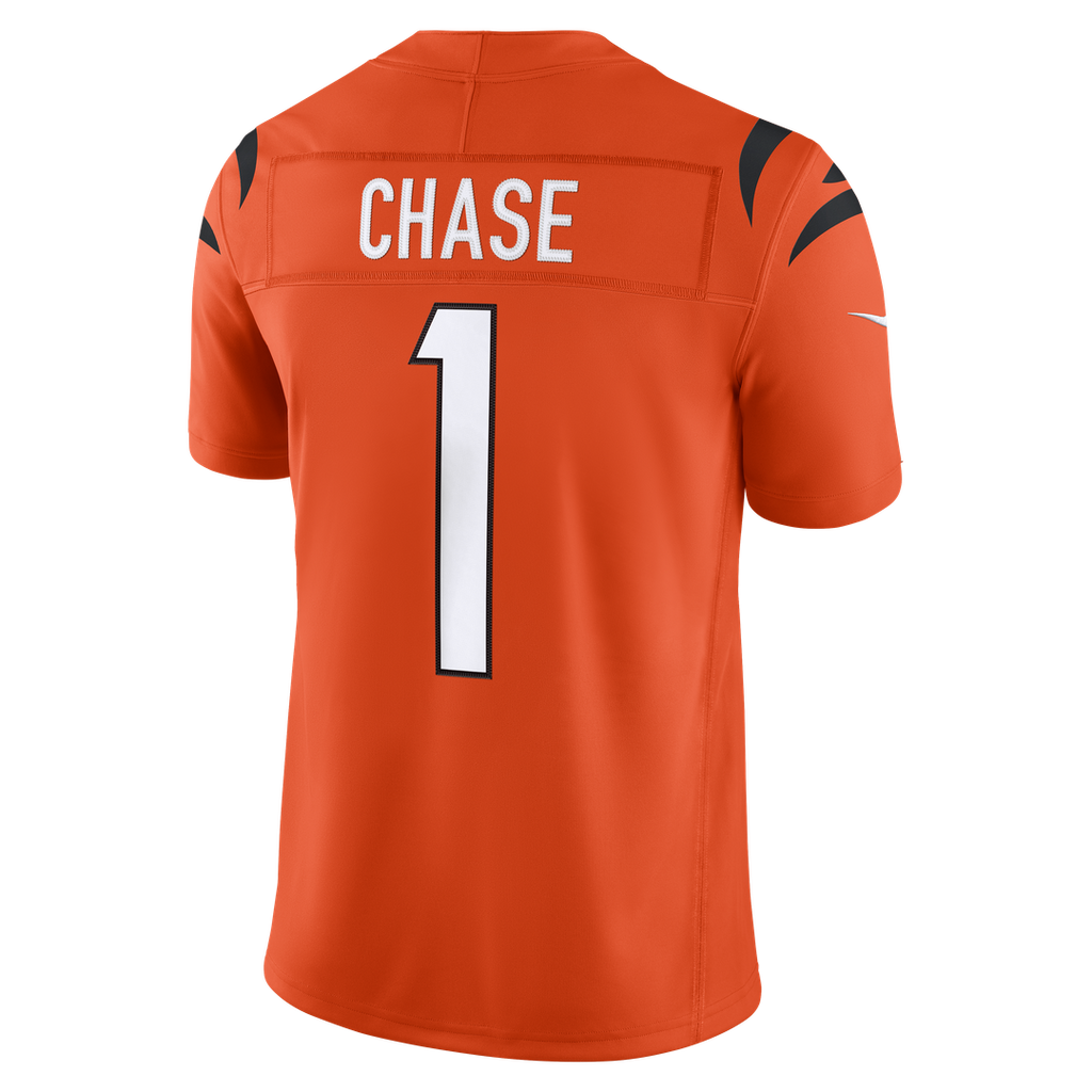 Ja'Marr Chase Cincinnati Bengals Team Vapor F.U.S.E. Stitched Limited Jersey - Black