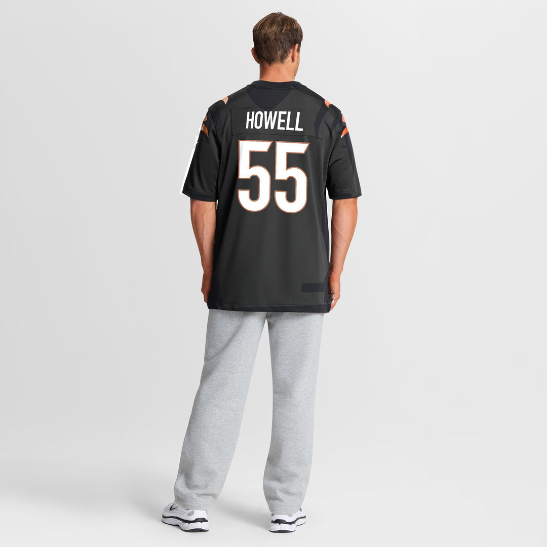 Cashius Howell Cincinnati Bengals Team Game Jersey - Black