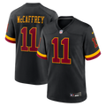 Luke McCaffrey Washington Commanders Hail Raiser Alternate Game Jersey - Black