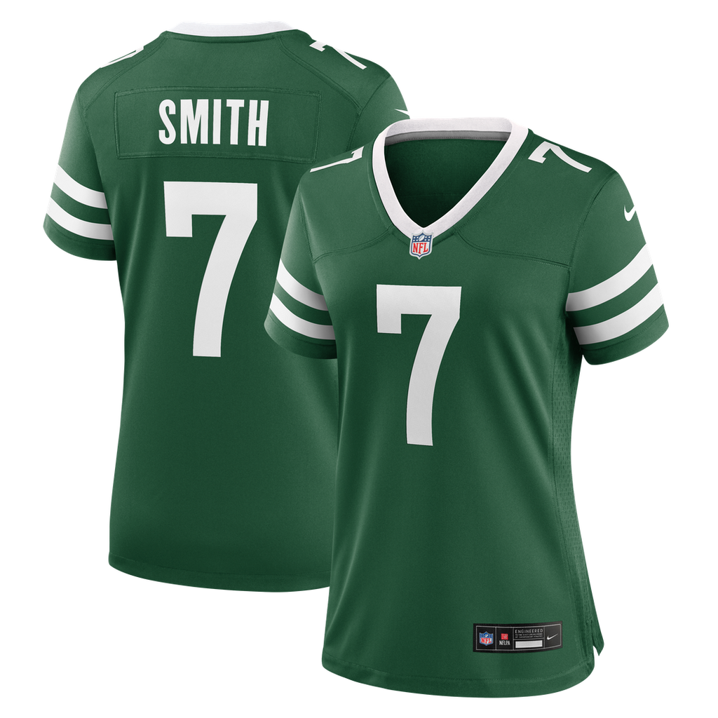 Geno Smith New York Jets Women's Game Jersey - Legacy Green