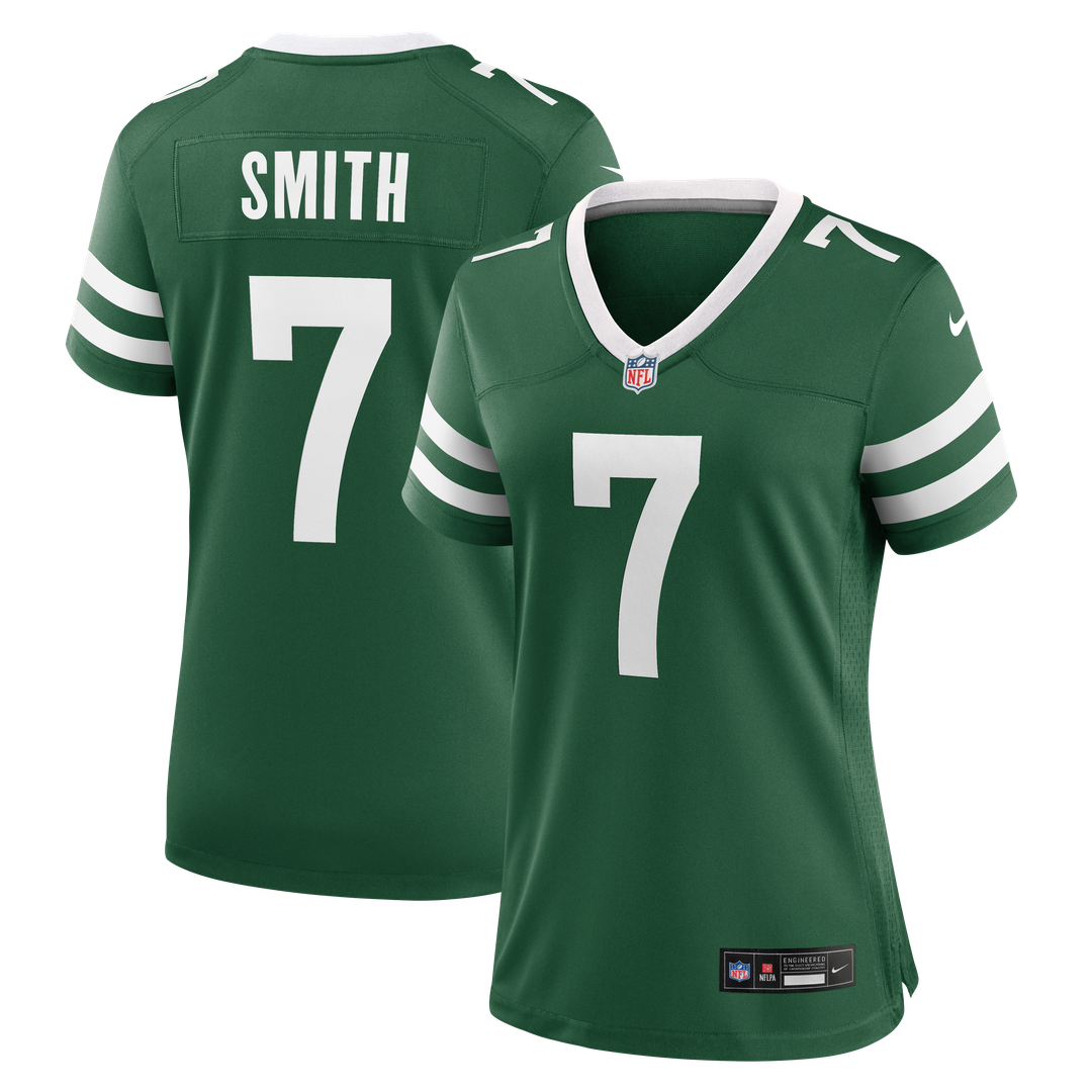 Geno Smith New York Jets Women's Game Jersey - Legacy Green