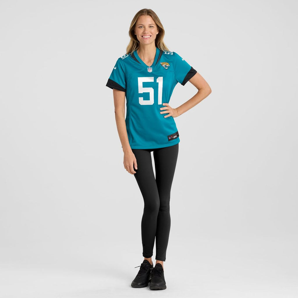 Ventrell Miller Jacksonville Jaguars Women's Game Jersey - Teal