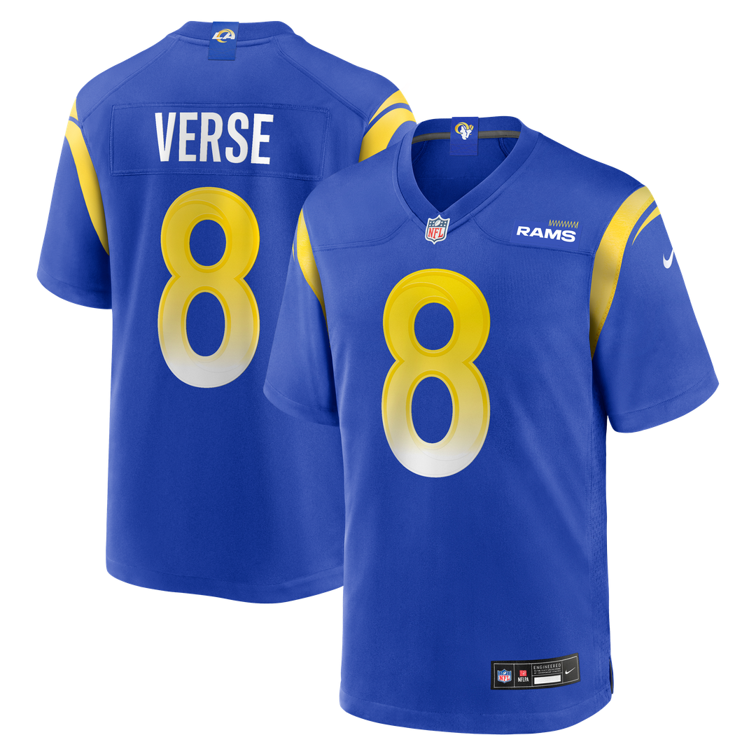Jared Verse Los Angeles Rams White Game Player Jersey - White