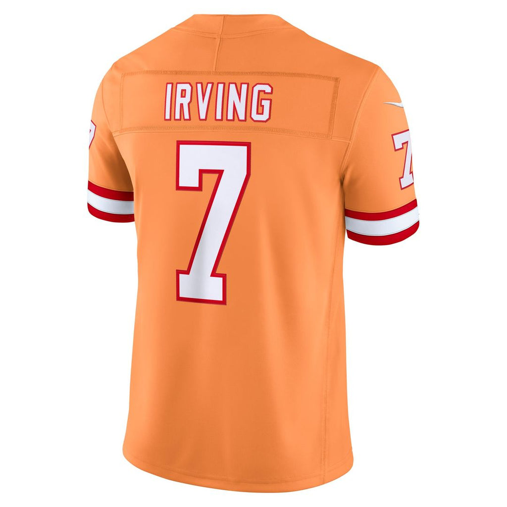Bucky Irving Tampa Bay Buccaneers Alternate Vapor F.U.S.E. Stitched Limited Jersey - Creamsicle