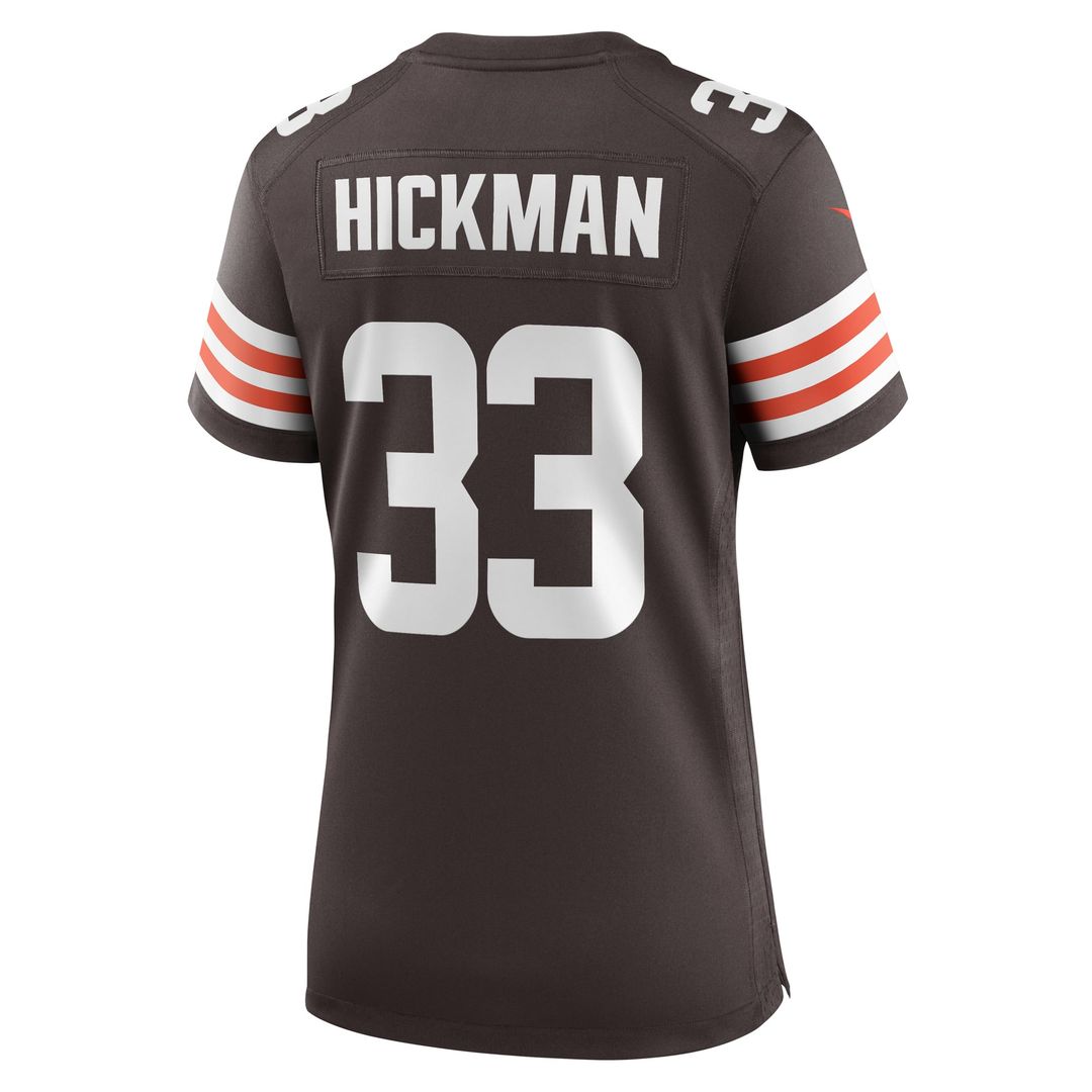 Ronnie Hickman Cleveland Browns Women's Team Game Jersey - Brown