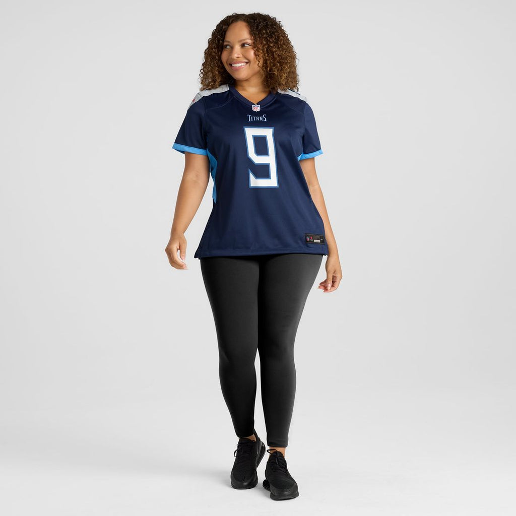 Steve McNair Tennessee Titans Women's Game Retired Player Jersey - Navy