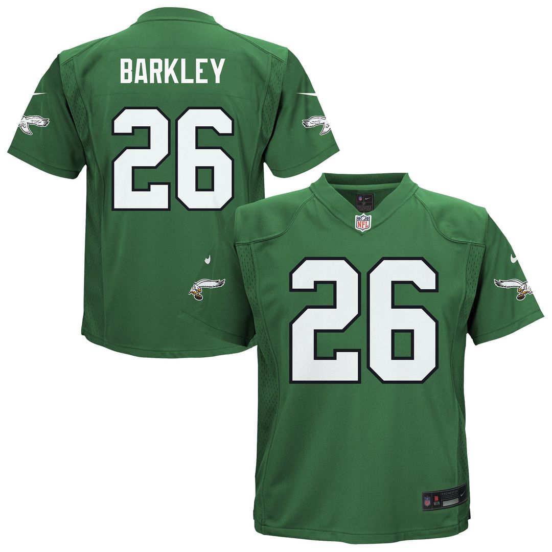 Saquon Barkley Philadelphia Eagles Toddler Alternate Game Jersey - Kelly Green