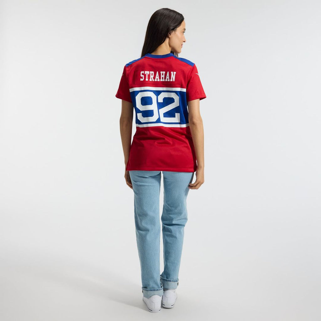 Michael Strahan New York Giants Women's Alternate Retired Player Game Jersey - Century Red