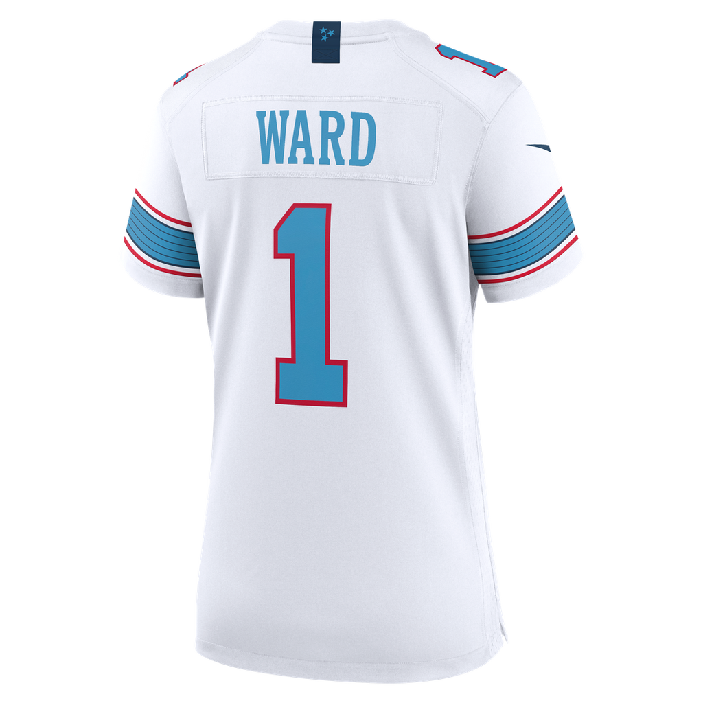 Cameron Ward Tennessee Titans Women's Game Jersey - Light Blue