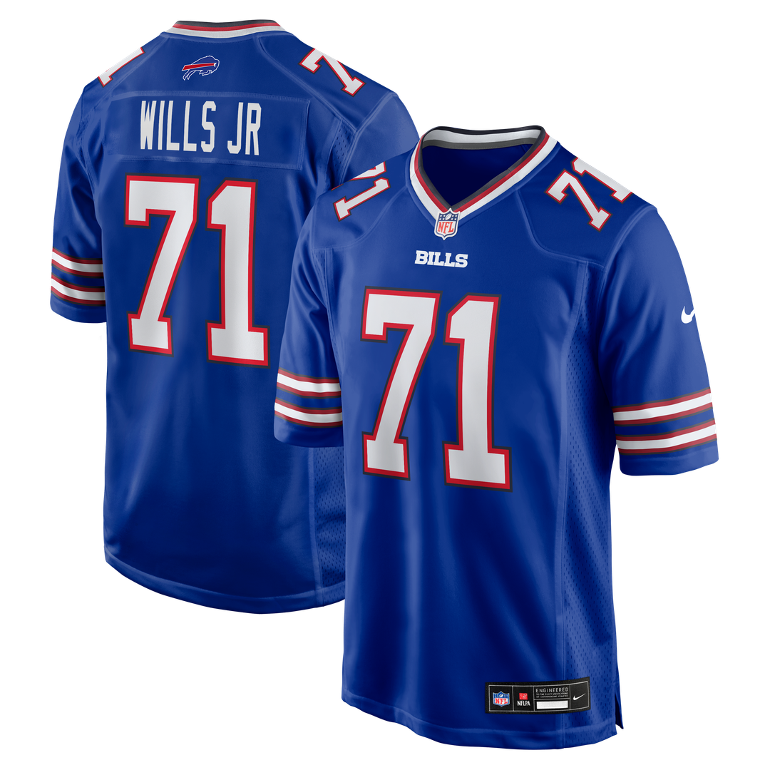 Jedrick Wills Jr. Buffalo Bills Team Game Jersey - Royal