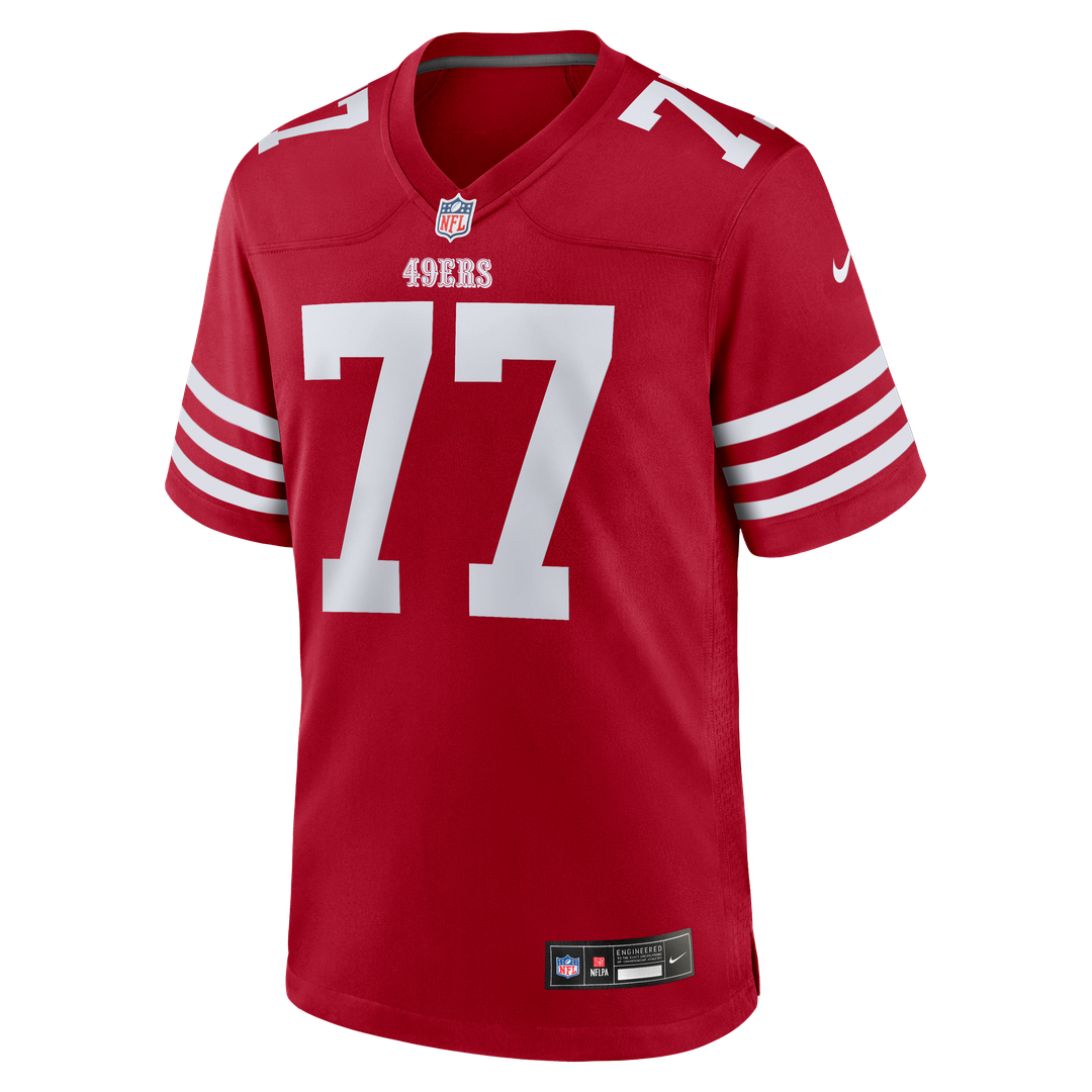 Dominick Puni San Francisco 49ers Team Game Jersey - Scarlet