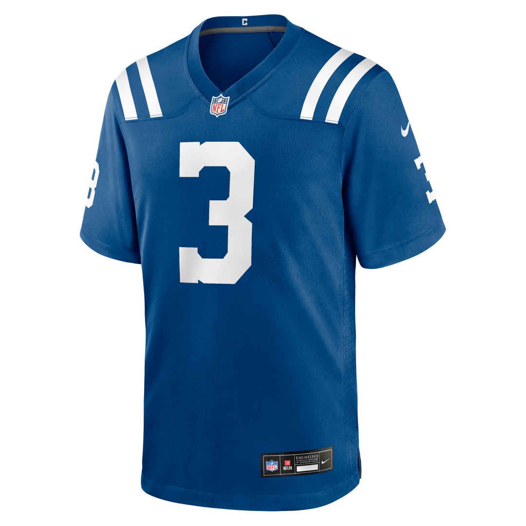 Spencer Shrader Indianapolis Colts Team Game Jersey - Royal
