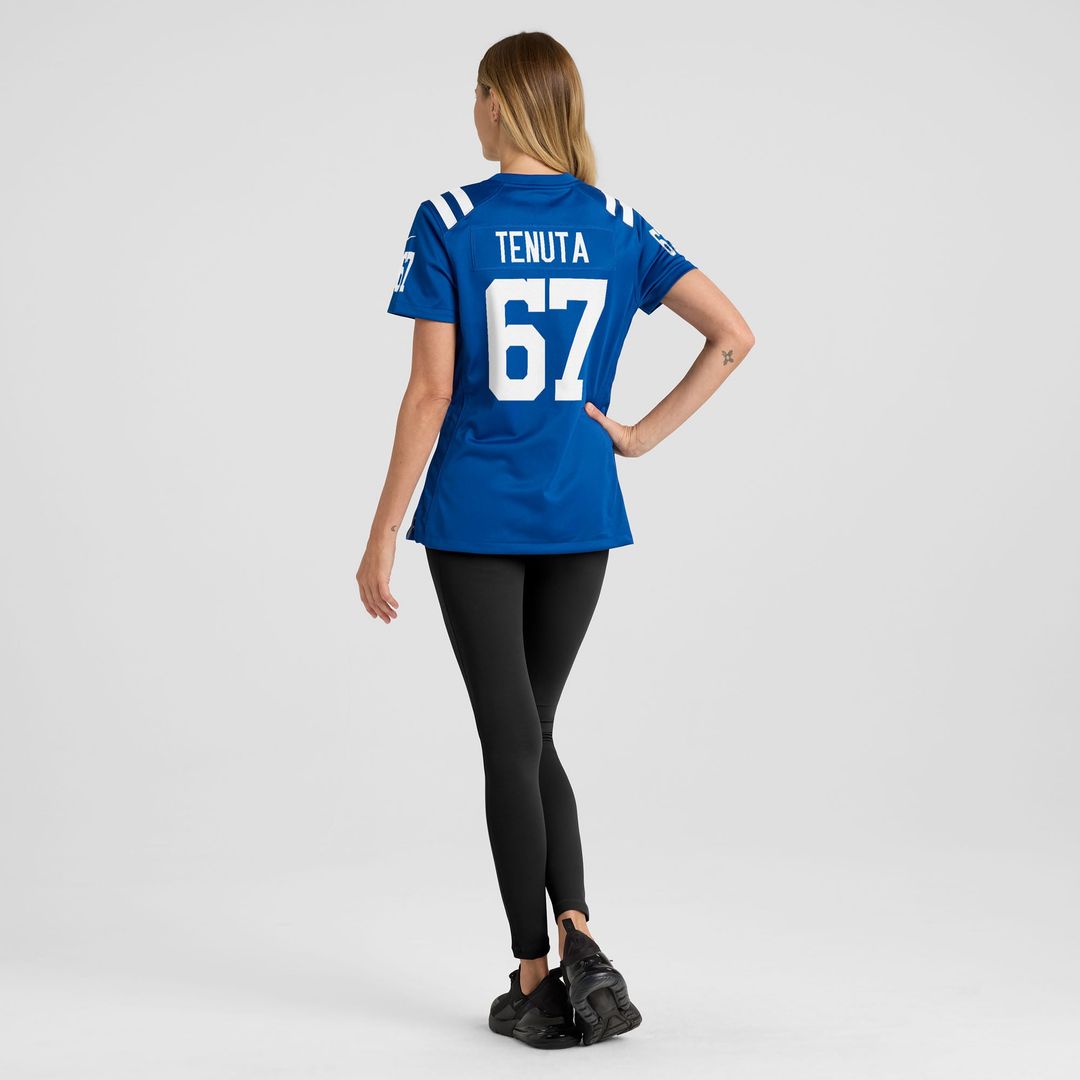 Luke Tenuta Indianapolis Colts Women's Team Game Jersey - Royal